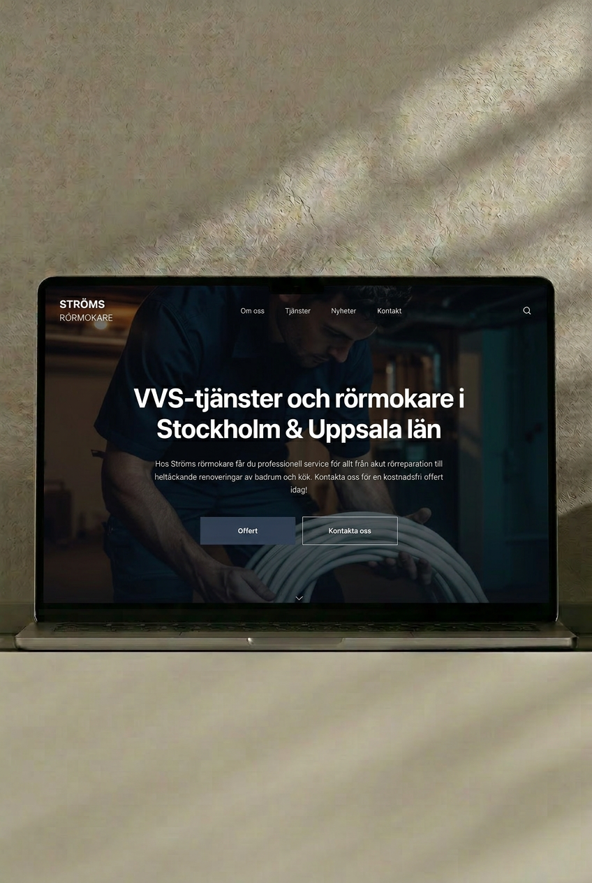 Ströms Rörmokare – VVS & Hantverk